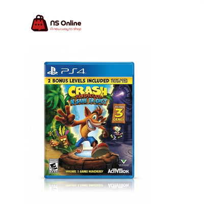 Crash Bandicoot N. Sane Trilogy (Includes Crash 3: Warped) - PlayStation 4 (PS4) Physical Disc