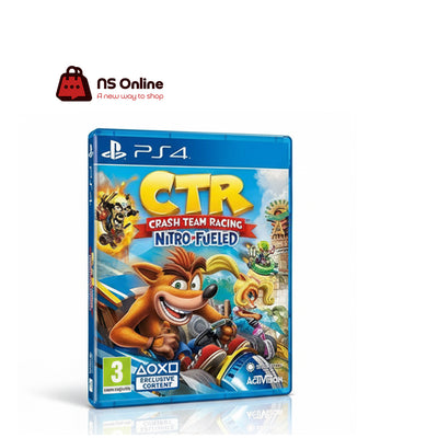 Crash Team Racing (CTR) Nitro-Fueled - PlayStation 4 (PS4) Physical Disc | Remastered Kart Racing Classic