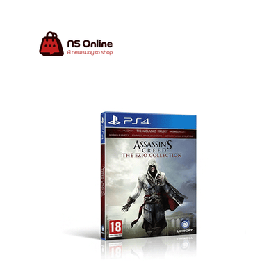 Assassin’s Creed: The Ezio Collection - PlayStation 4 (PS4) Physical Disc | 3-Game Legendary Saga