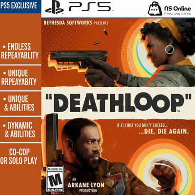 Deathloop - PlayStation 5 (PS5) Physical Disc | Next-Gen Timeloop Action Thriller