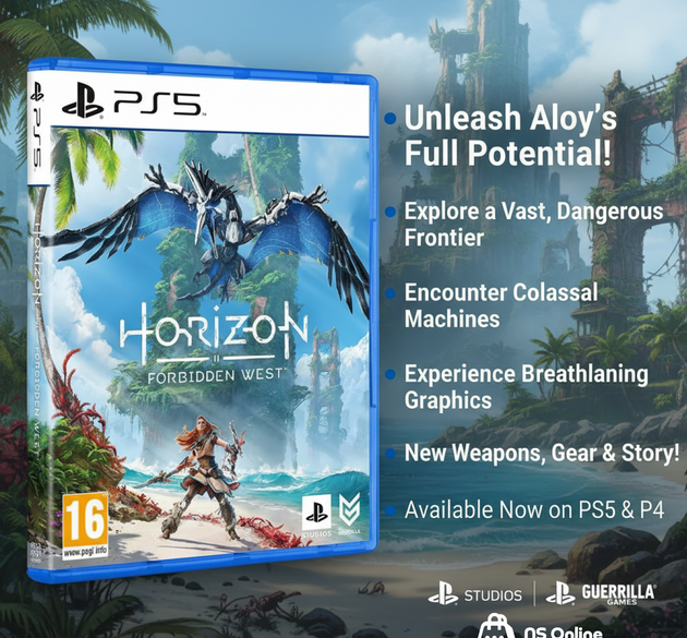 Horizon Forbidden West - PlayStation 5 (PS5) Physical Disc | Next-Gen Open World Adventure