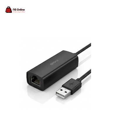 OIVO USB Ethernet Network Adapter for Nintendo Switch | High-Speed Wired LAN Connection | 100Mbps Stable Internet for Online Gaming | Plug & Play for Switch Dock | Lag-Free Gaming Accessory