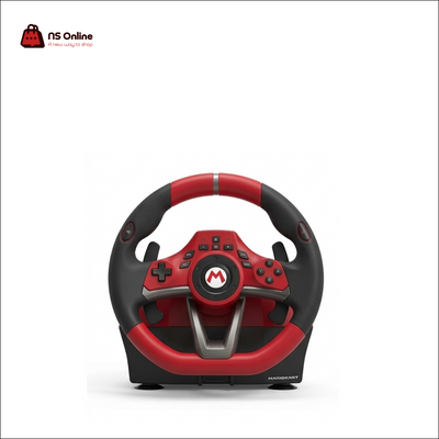 Official Mario Kart Racing Wheel Pro for Nintendo Switch | Premium Wired Gaming Steering Wheel with Textured Rubber Grips, Paddle Shifters & Customizable Controls