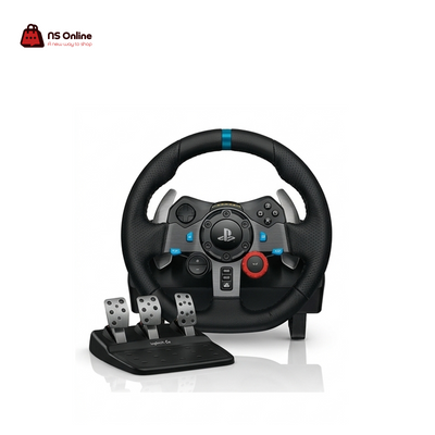 Logitech G29 Driving Force Racing Wheel | Dual-Motor Force Feedback | Premium Leather Stitching & Stainless Steel Pedals | Compatible with PS5, PS4 & PC | Professional Sim Racing Gear