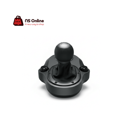 Logitech G Driving Force Shifter | 6-Speed Real-Gear Shifting | Push-Down Reverse | Premium Leather & Steel Construction | Compatible with G29, G920 & G923 Racing Wheels | PS5, PS4, Xbox & PC
