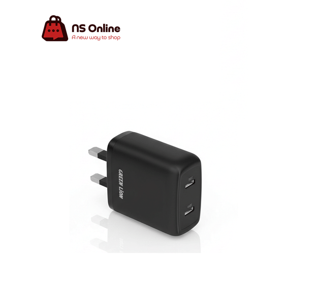 GREEN DUAL PORT USB CHARGER