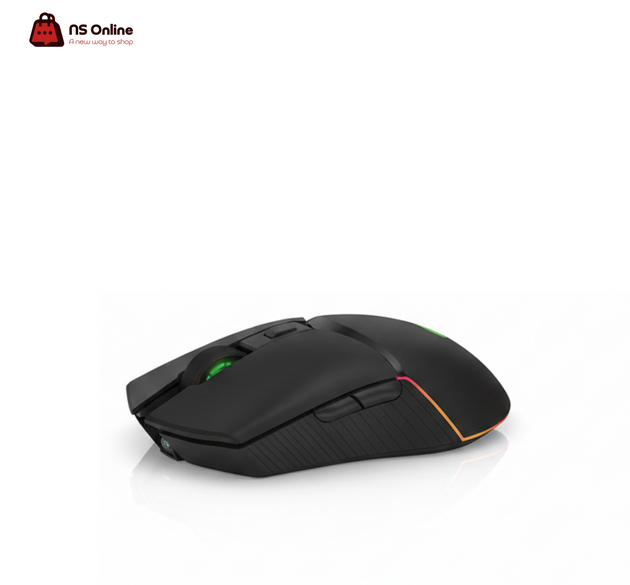 Porodo Gaming Mouse 7D PDX313 | 7200 DPI High-Precision Sensor | 7 Programmable Buttons | Customizable RGB Lighting & Ergonomic Design