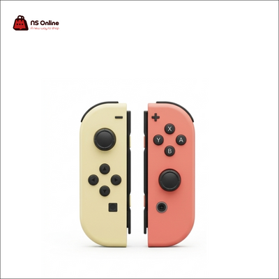 Official Nintendo Switch Joy-Con Wireless Controller Pair | Pastel Pink & Pastel Yellow Left/Right Joypad Set | High-Precision Motion Control & HD Rumble for Switch, OLED, and Lite