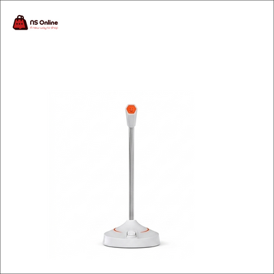 Meetion MC12 Portable Desktop Gaming Microphone | Wired 3.5mm Computer Microphone with 360° Flexible Gooseneck Adjustment, High-Sensitivity Condenser Capsule & One-Key Mute Switch for PC, Laptop, and Online Chat