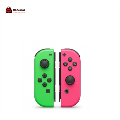 Official Nintendo Switch Joy-Con Wireless Controller Pair | Neon Green & Neon Pink Left/Right Joypad Set | Splatoon Edition Inspired High-Precision Motion Control & HD Rumble for Switch, OLED, and Lite