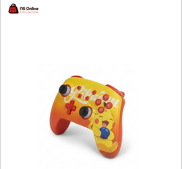 Official Pokémon Pikachu Edition Wireless Controller for Nintendo Switch | Premium Ergonomic Gaming Gamepad with Custom Pikachu Graphic, Textured Thumbsticks & Precision D-Pad