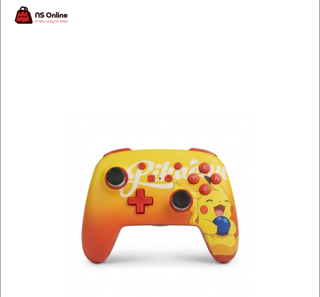 Official Pokémon Pikachu Edition Wireless Controller for Nintendo Switch | Premium Ergonomic Gaming Gamepad with Custom Pikachu Graphic, Textured Thumbsticks & Precision D-Pad