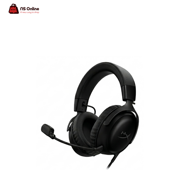 HyperX Cloud III Wired Gaming Headset | Signature Comfort & Durability | Re-engineered 53mm Angled Drivers | Ultra-Clear 10mm Mic with LED Mute Indicator | DTS Headphone:X Spatial Audio | Compatible with PS5, Xbox, PC & Switch