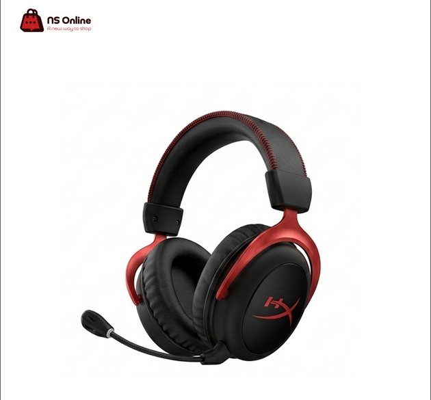 HyperX Cloud II Wired Gaming Headset | Legendary Comfort Memory Foam Earpads | Hardware-Driven Virtual 7.1 Surround Sound | Detachable Noise-Canceling Microphone | Durable Aluminum Frame | Works with PS5, PS4, PC, Xbox & Mobile