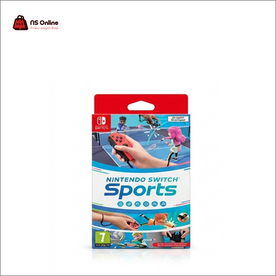 Nintendo Switch Sports Game with Leg Strap Accessory | Physical Box Edition for Nintendo Switch | Interactive Family Motion-Control Sports Game (Tennis, Bowling, Soccer, Badminton & More)