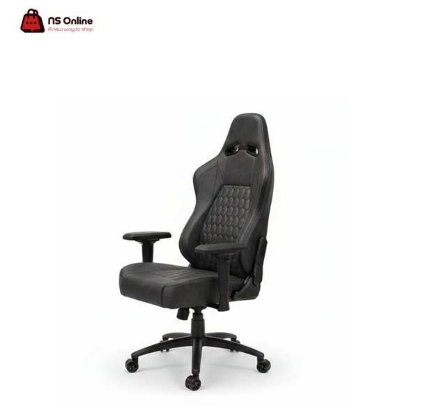 Deadskull Professional Gaming Chair | Ergonomic Racing-Style Seat | High-Density Molded Foam & Breathable Fabric | Adjustable 4D Armrests & 180° Recline