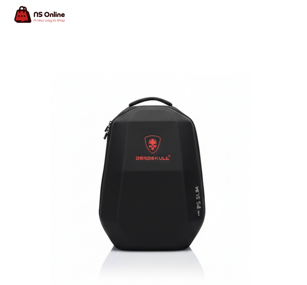Deadskull Slim Protective Backpack for PS5 | Compact Travel Bag for PlayStation 5 Slim Edition | Water-Resistant & Shockproof Console Carry Case