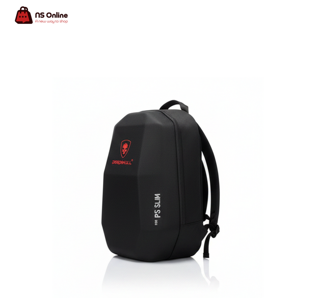 Deadskull Slim Protective Backpack for PS5 | Compact Travel Bag for PlayStation 5 Slim Edition | Water-Resistant & Shockproof Console Carry Case
