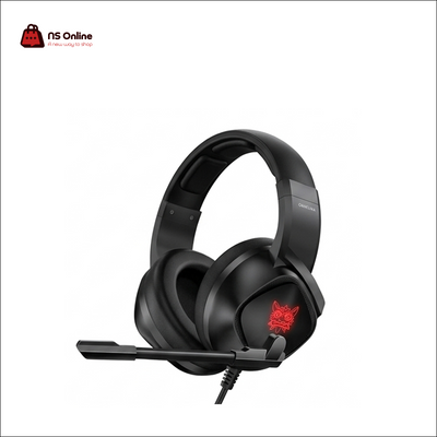 Onikuma K19 Wired Gaming Headset | Immersive Surround Sound Audio | Noise-Canceling Adjustable Microphone | Breathing RGB LED Logo Lighting | Universal Multi-Platform Compatibility for PC, PS5, Xbox & Switch