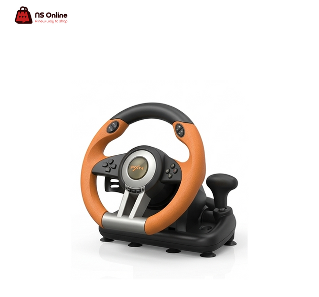 PXN V3 Pro Gaming Racing Wheel | 180° Degree Steering | Dual-Motor Vibration Feedback | Integrated Shifter & Pedals | Compatible with PC, PS4, PS3, Xbox Series X|S, Xbox One & Nintendo Switch