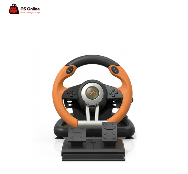 PXN V3 Pro Gaming Racing Wheel | 180° Degree Steering | Dual-Motor Vibration Feedback | Integrated Shifter & Pedals | Compatible with PC, PS4, PS3, Xbox Series X|S, Xbox One & Nintendo Switch