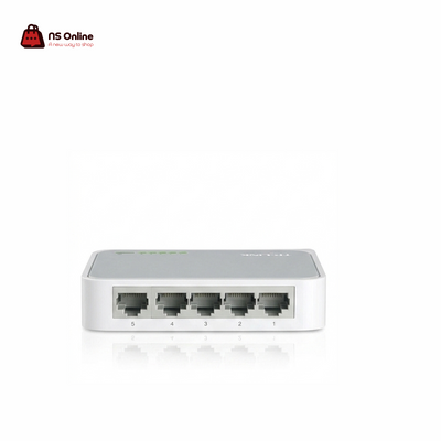 TP-Link 5-Port Fast Ethernet Desktop Switch (TL-SF1005D) | 10/100Mbps RJ45 LAN Network Splitter Expansion Hub | Plug & Play, Fanless Quiet Design, and Green Power-Saving Technology for Home and Office