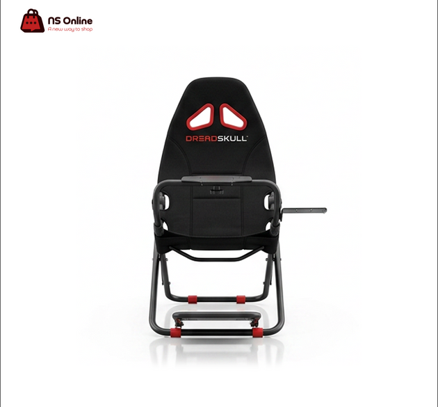 Deadskull Racing Experience Foldable Sim Racing Cockpit | Portable Gaming Simulator Chair with Integrated Steering Wheel & Pedal Mounts | Universal Heavy-Duty Steel Frame Racing Seat
