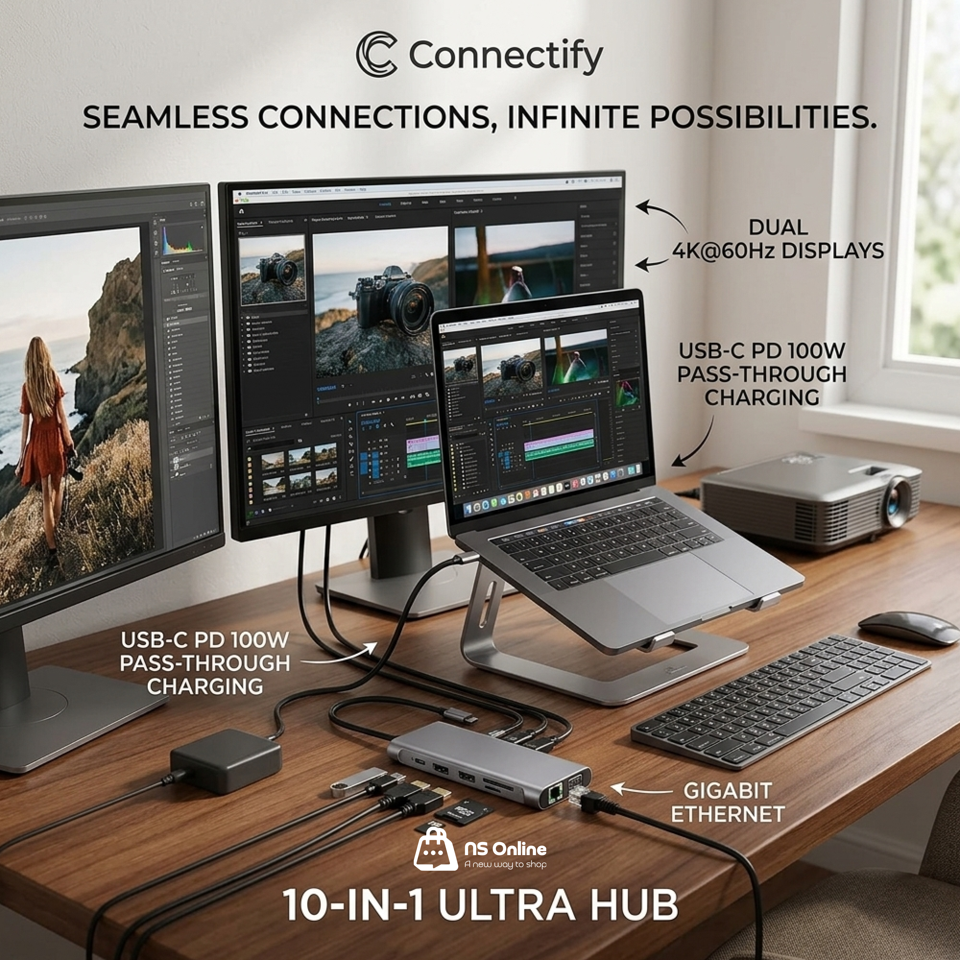 Type C5 in 1+Hdmi 11~12 POWERLAP ADAPTOR