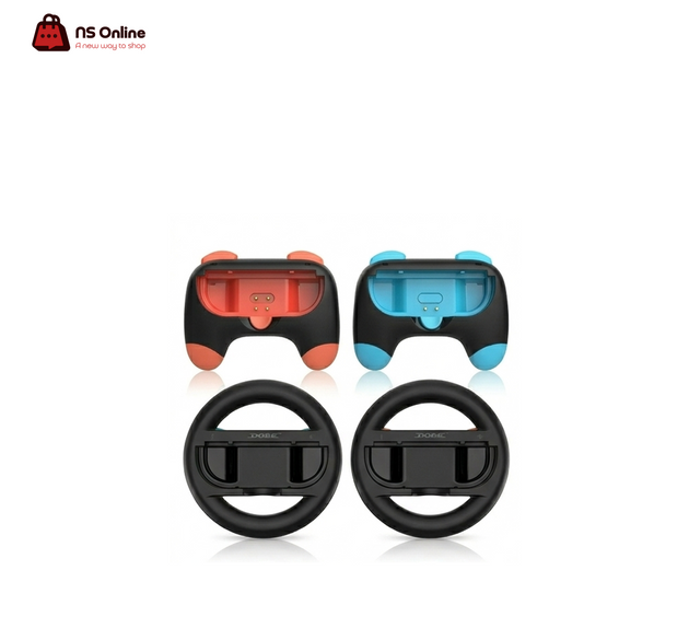 Controller grips and steering wheel kit