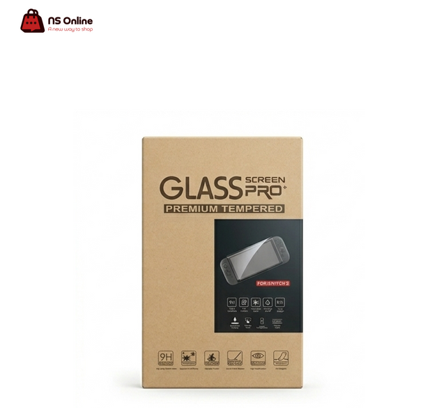 Glass Pro+ Premium Tempered Screen Protector for Nintendo Switch 2 | 9H Super Hardness | HD Transparency & Explosion Proof | Smudge Proof Slim Design | Ultimate Display Protection