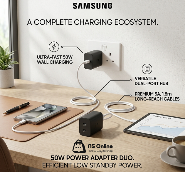 SAMSUNG ADAPTER 50W بلك