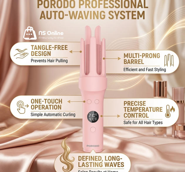 PORODO CERAMIC CURLING IRON