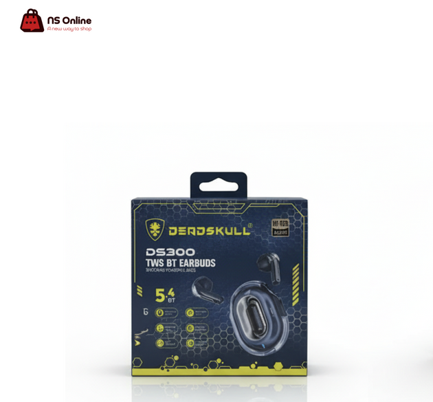 Deadskull DS300 True Wireless Gaming Earbuds | Ultra-Low Latency Mode | Immersive Surround Sound | Bluetooth 5.3 with Noise Reduction & Long Battery Life