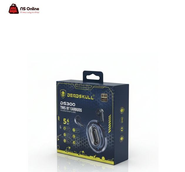 Deadskull DS300 True Wireless Gaming Earbuds | Ultra-Low Latency Mode | Immersive Surround Sound | Bluetooth 5.3 with Noise Reduction & Long Battery Life