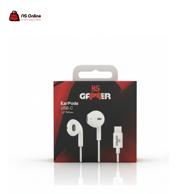 NS GAMER USB-C EarPods with Remote & Mic | High-Fidelity Digital Audio
