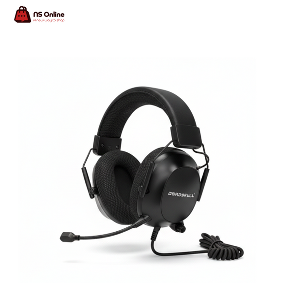 Deadskull Ninja III Gaming Headset | 7.1 Virtual Surround Sound | 50mm Neodymium Drivers | Noise-Canceling Mic & USB Sound Card