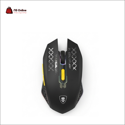 Deadskull Nexus Wireless Gaming Mouse | Dual-Mode 2.4GHz & Bluetooth High-Performance Mouse | 7-Zone Dynamic RGB Premium Ergonomic Mouse with Rapid Type-C Fast Charging