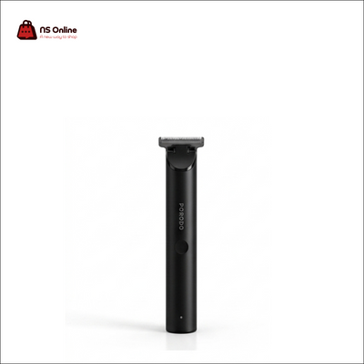 Porodo Lifestyle Rechargeable Hair & Beard Trimmer | Precision T-Blade Grooming Clipper | Cordless Electric Shaver with Matte Black Ergonomic Design and LED Battery Indicator