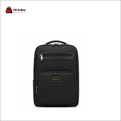 Deadskull KB-023-7 Premium Executive Tech Backpack | Water-Resistant Ballistic Nylon Laptop & Console Bag | Professional Multi-Compartment Travel Organizer | Sleek Modern Business Pack with Leather Accent Border