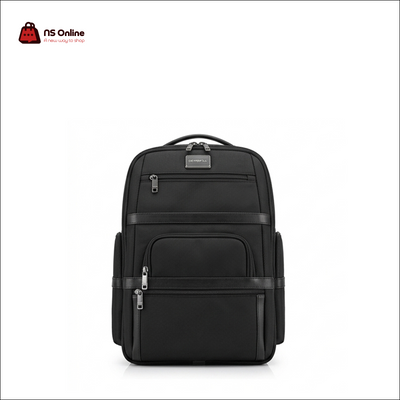 Deadskull GP-02355 Luxury Tech Travel Backpack | Premium Water-Resistant Ballistic Nylon Gaming Bag | Multi-Compartment Laptop & Console Organizer | Tactical Travel Pack with Reinforced Leather Accents
