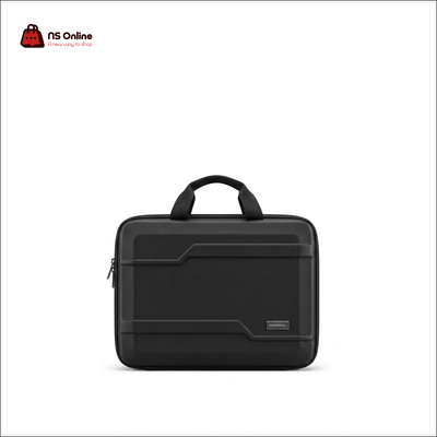 Deadskull GP-023257 14-Inch Hard Shell Tech Briefcase | Premium Shockproof Matte Armor Laptop & Tablet Attache Case | Water-Resistant Slim Organizer Protective Carrying Bag with Reinforced Top Handle