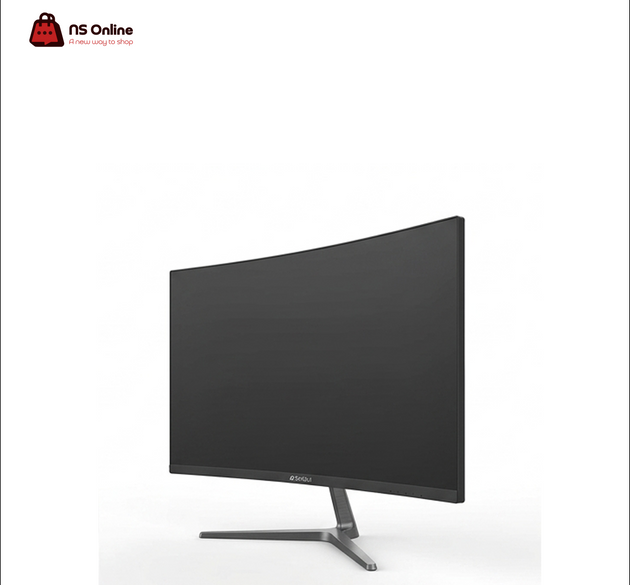 Sansui ES-24C1 24-Inch Curved Gaming Monitor | Full HD 1080p Display | Ultra-Smooth 120Hz Refresh Rate | Immersive Frameless Design & Sleek V-Shaped Metal Stand