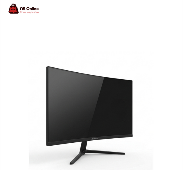 Sansui ES-G27C1Q 27-Inch Curved Gaming Monitor | 2K QHD 2560x1440 Resolution | Blistering 200Hz Refresh Rate | Ultra-Slim Frameless Design with Sleek Black V-Stand