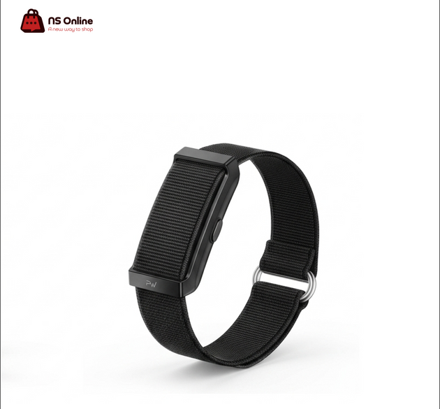 Pawa Sprint Fit Smart Fitness Bracelet | Screenless Athletic Tracker with Premium Woven Nylon Elastic Band, Precision Step & Activity Logging, Ultra-Lightweight Ergonomic Sports Wristband