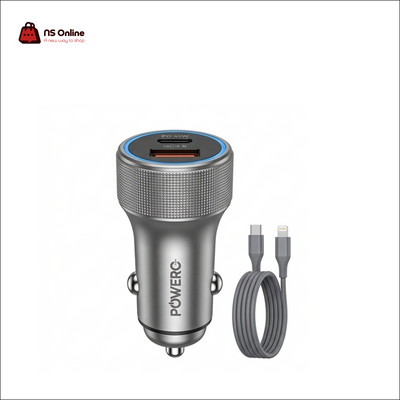 POWERO USB TO LIGHTNING Cable Car Charger