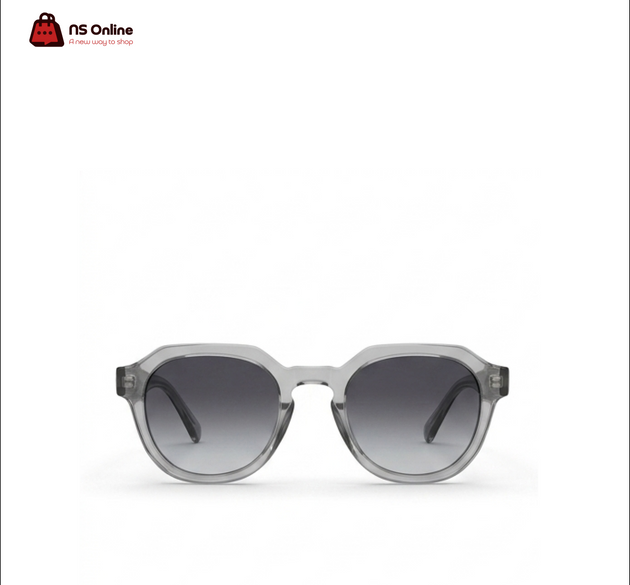 Porodo Lifestyle Montago Polarized Sunglasses | Bold Translucent Geometric Frame, Gradient UV400 Protection Lenses & Anti-Glare Unisex Eyewear for Driving, Travel & Outdoor Fashion (Translucent Smoke Gray)