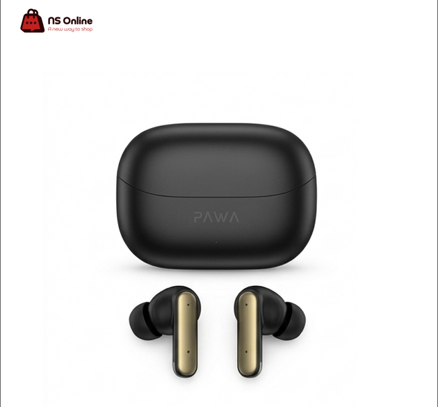 Pawa Lyre True Wireless Earbuds | Bluetooth TWS In-Ear Headphones | 15 Hours Total Playtime, Premium Compact Charging Case & Smart Touch Controls