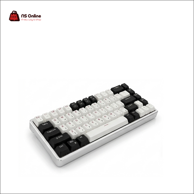 MageGee Sky68 Compact Mechanical Gaming Keyboard | 65% Layout 68-Key Hot-Swappable Keyboard | Black & White Two-Tone Keycaps with Premium Linear Switches & Detachable Type-C Wired Cable