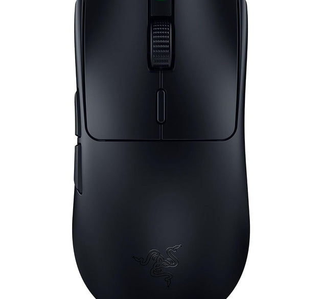 ماوس الألعاب اللاسلكي Razer Viper V3 Pro Esports: متماثل - خفيف الوزن 54 جرامًا - استطلاع 8K - مستشعر بصري 35K نقطة في البوصة - مفاتيح بصرية من الجيل الثالث - 8 أزرار قابلة للبرمجة - بطارية 95 ساعة، لون أسود
