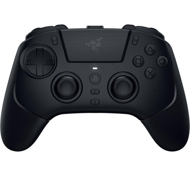 Razer Raiju V3 Pro Wireless Esports Controller for PlayStation 5 & PC: 4 Removable Mouse Click Back Buttons & 2 Claw Grip Bumpers, Symmetrical TMR Thumbsticks, Razer Pro HyperTriggers - Black